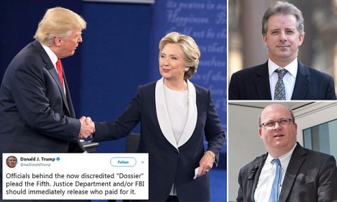 Hillary Clinton's campaign paid for 'dirty dossier' on Trump