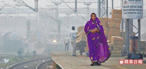 印度新德里空污 如同「毒氣室」 