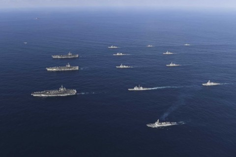 North Korea says US carrier groups raise nuclear war threat