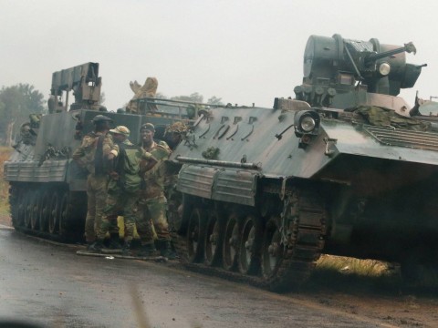 test 1-Military takes power in Zimbabwe