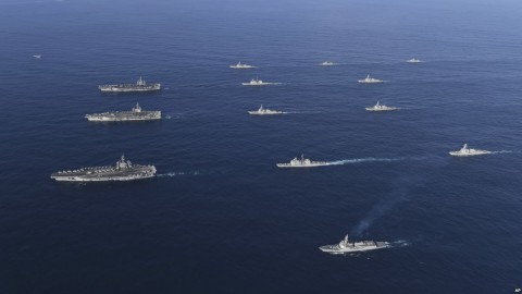 US, Japan Naval Forces Conduct Military Exercise