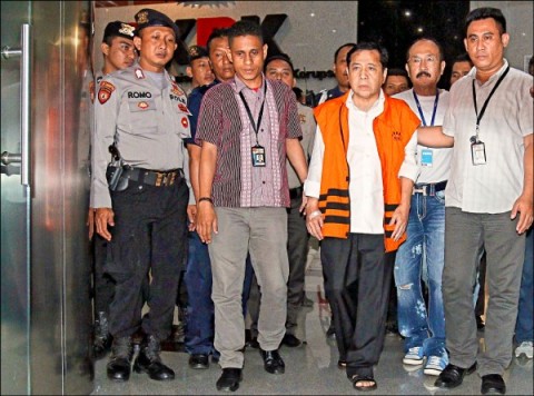 涉貪51億 印尼國會議長收押 