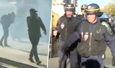 Paris CARNAGE: Riots on the streets as students clash with police over Macron reforms