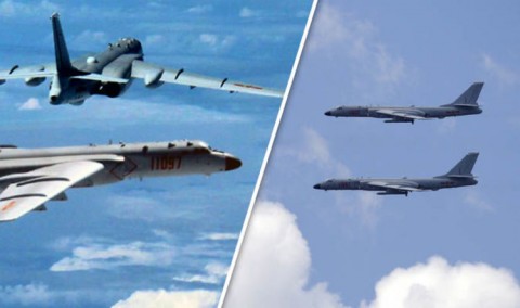South China Sea: Beijing bombers buzz disputed islands in show of force against USA