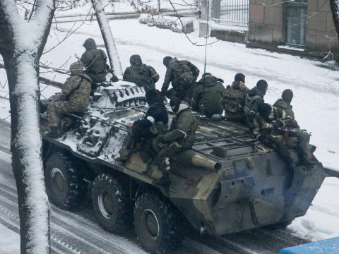 Russia maintains silence on reports of a 'coup' in Ukraine as Luhansk's leader flees to Moscow