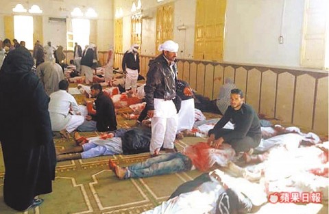埃及清真寺恐攻濫射 200死130傷 