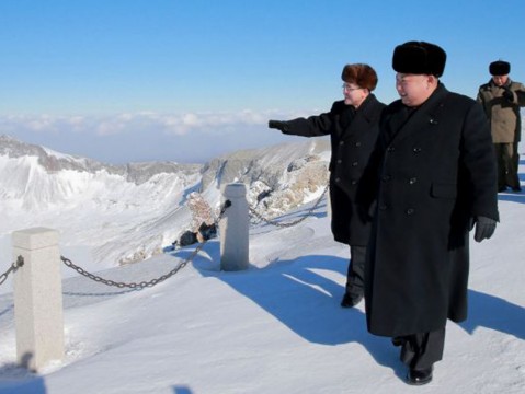 North Korea says Kim Jong-un just 'climbed' a huge mountain in smart leather shoes