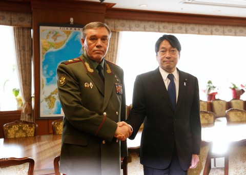 Russian military chief criticises US, Japan and South Korea drills