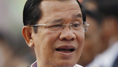 Cambodia’s Prime Minister Hun Sen. Photo: AP