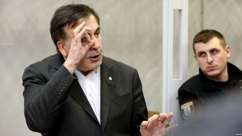 Mikheil Saakashvili, the former Georgian leader who is now an ardent opponent of Ukraine's president, said corruption had inflicted far greater damage on Ukraine than Russia had.