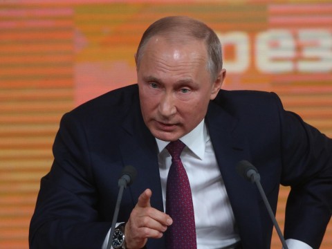 Weary Putin complains about lack of political competition in annual news conference