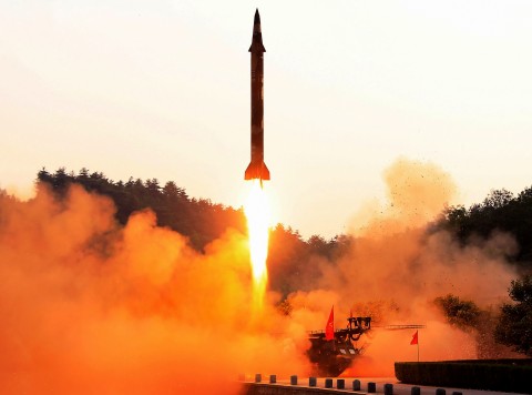 北韓向日本海發射彈道飛彈
