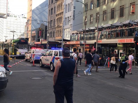 Over a dozen injured as car drives into Melbourne crowd in 'deliberate act'