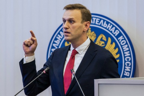 Russian opposition leader Alexei Navalny. (Evgeny Feldman/AP)