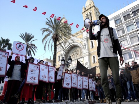 Tunisia sees fresh protests as it marks seven years since Arab Spring uprising