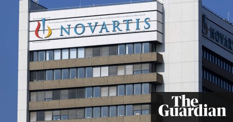 A Novartis building in Basel. The company has said it is cooperating fully with Greek and US authorities. Photograph: Fabrice Coffrini/AFP/Getty Images