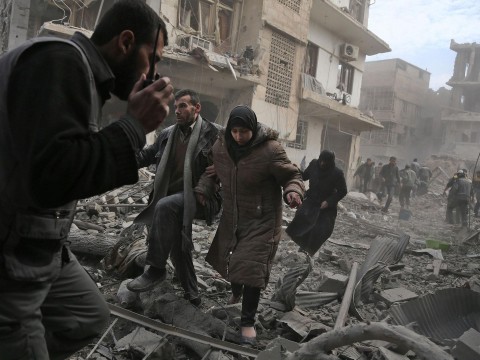 敘利亞：炸彈如雨下，東部古塔塔已經連續三日遭政府炮擊，死亡人數超過200人