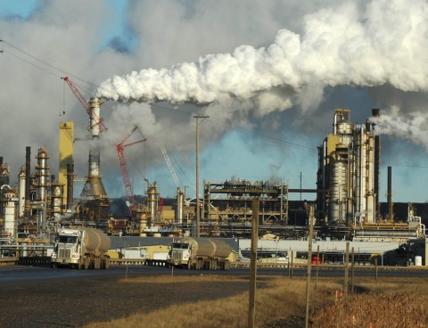 Oil extraction in Canada: a population of 157 people fought off plans to drill in their area. Photo: Getty Images