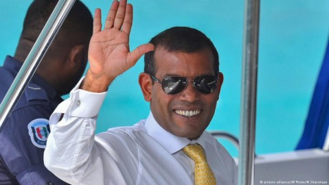 Mohamed Nasheed. Photo: M. Sharuhaan/AP