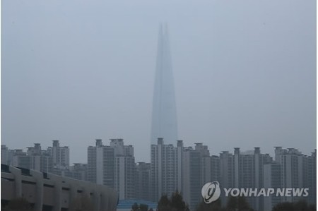相較於北韓核武問題或地震，韓國民眾對於空氣污染更感不安
