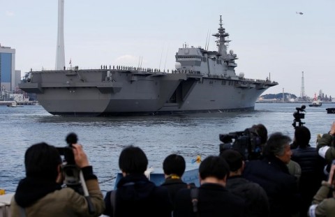 日本海上自衛隊將自9月起派遣直升機航母「加賀」至南海、印度洋 – 因應中國擴充海域影響力