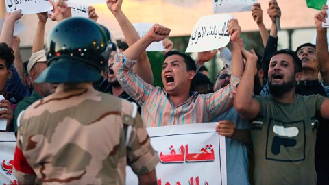 Demonstranten in Irak