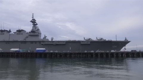 日本海上自衛隊護衛艦停靠菲律賓港口 疑為牽制中國