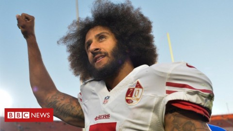 Colin Kaepernick was a quarterback for the San Francisco 49ers for six years Photo: Reuters