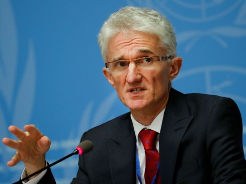 UN humanitarian coordinator Mark Lowcock warned of the crisis that will come with an assault on Idlib. ( Denis Balibouse/Reuters )