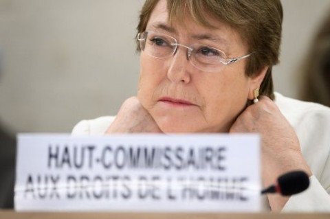 聯合國人權委員會委員Michelle Bachelet