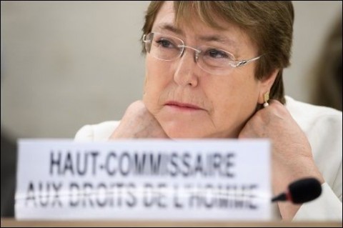 UN-Menschenrechtskommissarin Michelle Bachelet in Genf