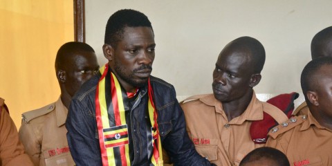 流行歌手和國會議員Robert Kyagulanyi (Bobi Wine)