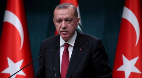 Turkish President Tayyip Erdogan attends a news conference in Ankara, Turkey, August 14, 2018. Photo: Umit Bektas / Reuters