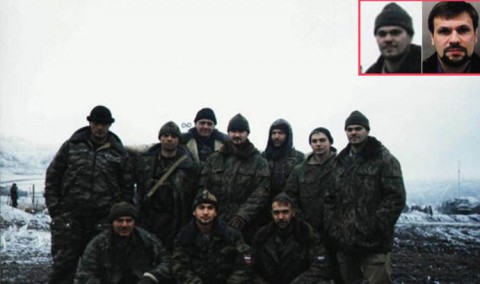 A man, standing far right, resembles Boshirov in a Far Eastern Military Command photo. Photo: NC