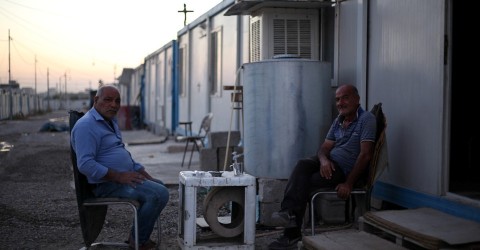 Christians at the Ankawa refugee camp in Erbil, Iraq Photo: Azad Lashkari / Reuters