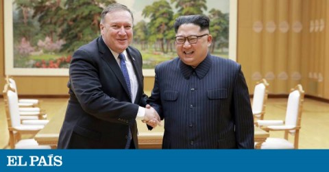 US Secretary Mike Pompeo and North Korea leader Kim Jong-un