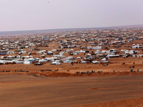 The informal Rukban camp on the Jordan-Syria border faces a harsh winter. Photo: AP