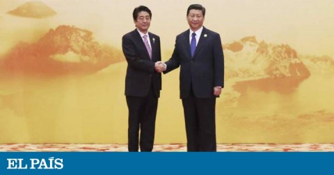 China President Xi Jinping and Japan Prime Minister, Shinzo Abe.