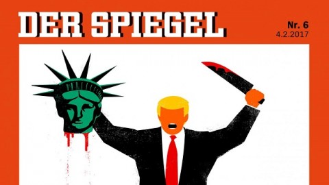 Der Spiegel: Trump beheading Liberty cover is about 'defending democracy'