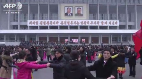 北韓慶祝金正日誕辰75周年